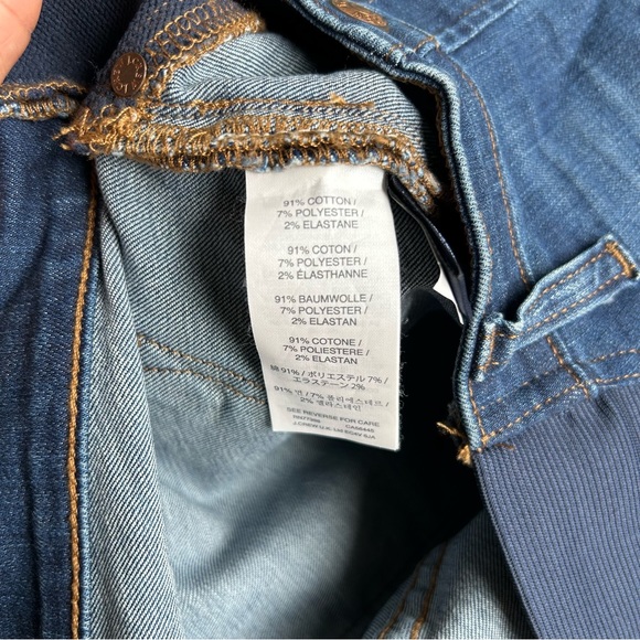 J.Crew Maternity Toothpick Elastic Waist Jeans Women's 29 Skinny Blue - Picture 5 of 9